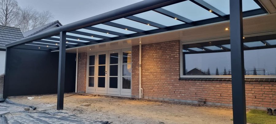 Aluminium veranda in St. Willebrord